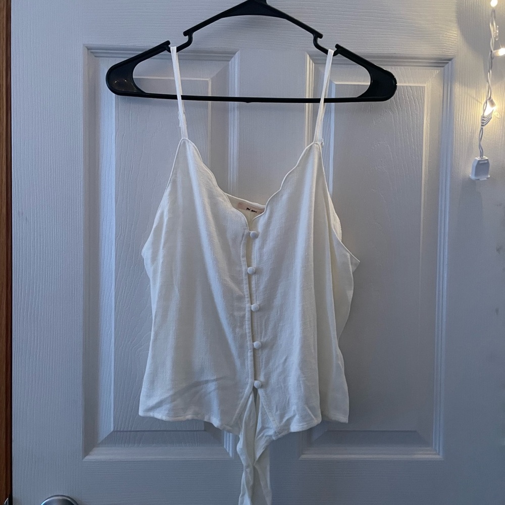 White tank top